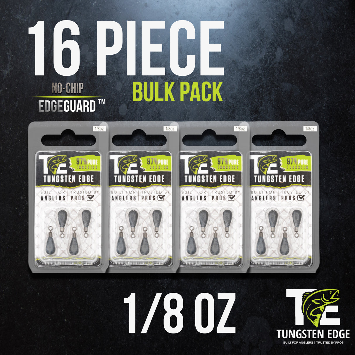 Combo Pack 1/8 oz Tear Drop Free Rig