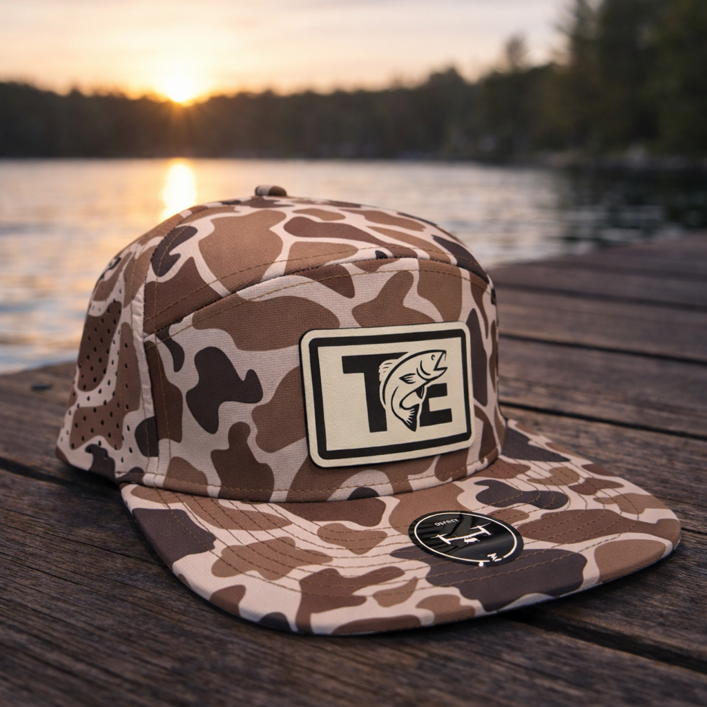 Tungsten Edge Osprey Performance Flat Bill – Light Old School Camo