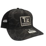 Tungsten Edge Richardson 112 Hat Leather Patch Bottomland Camo
