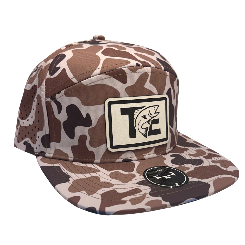 Tungsten Edge Osprey Performance Flat Bill – Light Old School Camo