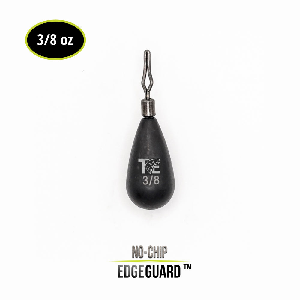 Tungsten Drop Shot – Tear Drop – 3/8 oz (3 Pack)