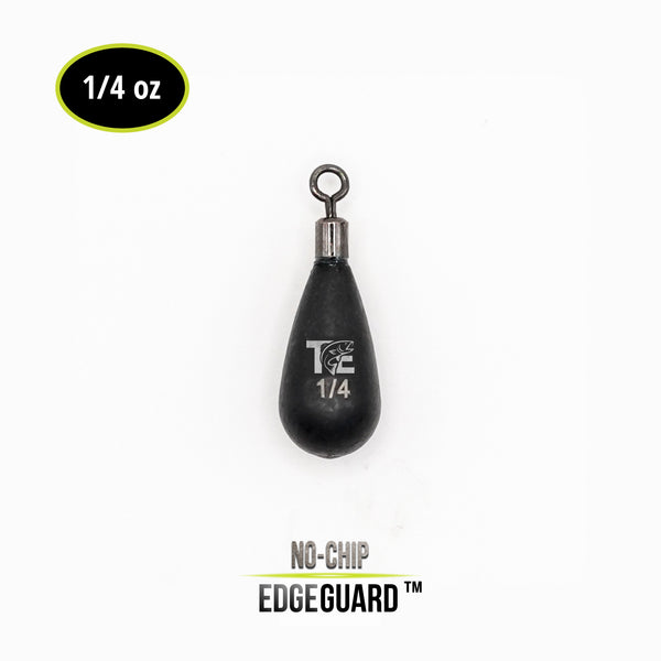 Tungsten Edge | Drop Shot Weight – Tear Drop Closed Eye – 1/4 oz (3 Pack)