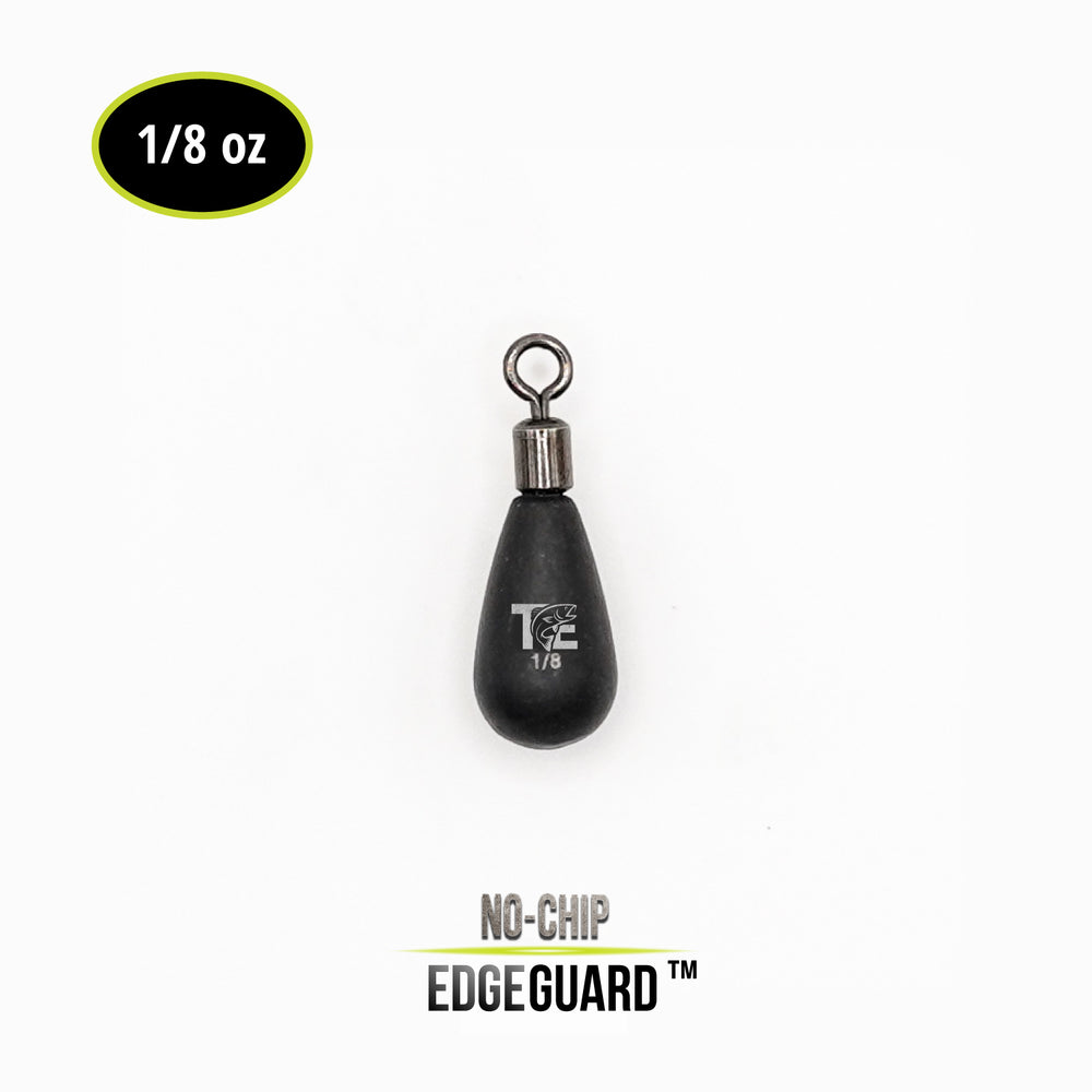 Tungsten Drop Shot – Tear Drop – Closed Eye – 1/8 oz (4 Pack)