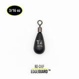 Tungsten Edge | Drop Shot Weight – Tear Drop Closed Eye – 3/16 oz (4 Pack)