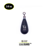 Tungsten Edge | Drop Shot Weight – Tear Drop Closed Eye – 3/8 oz (3 Pack)