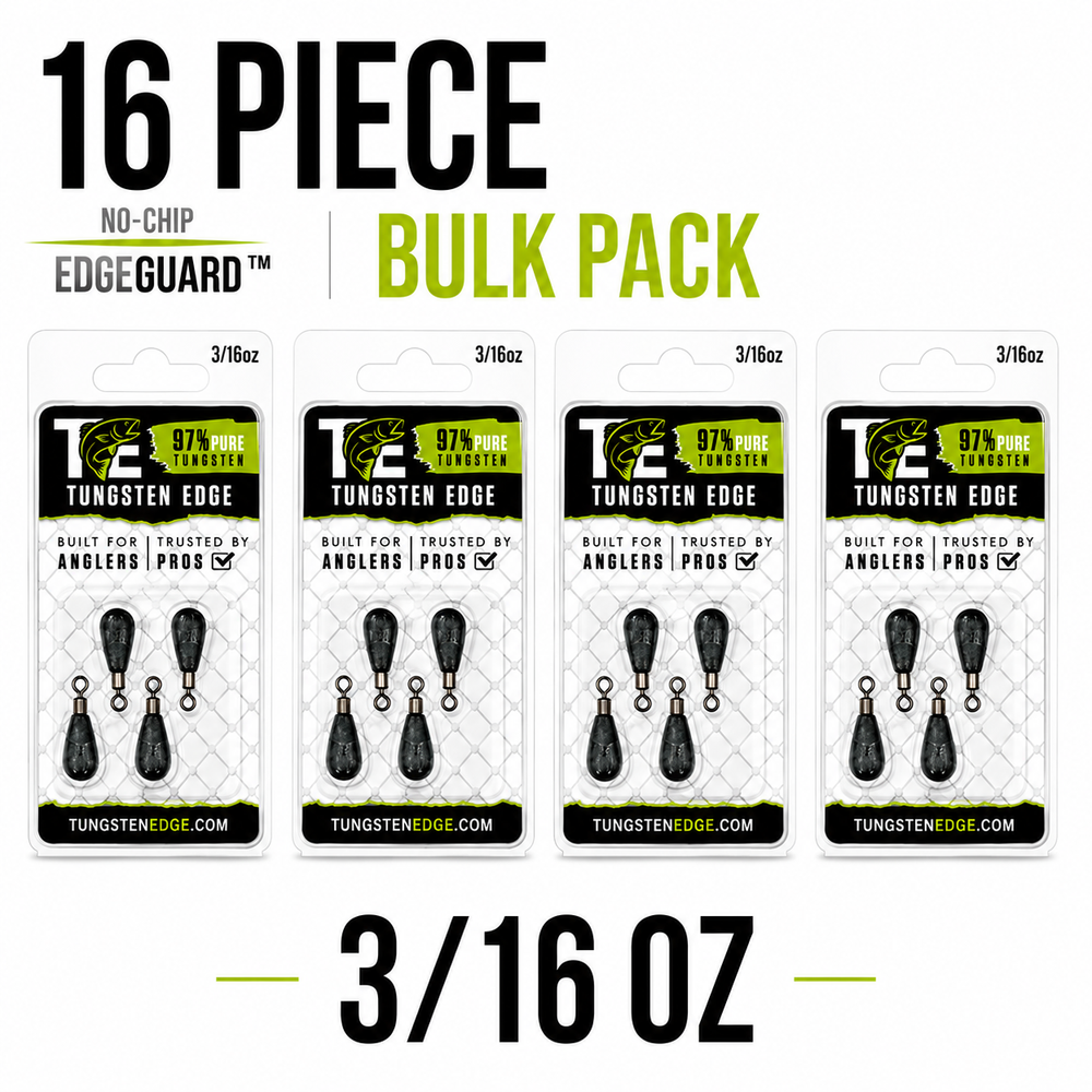 3/16 oz Tear Drop Free Rig Bundle