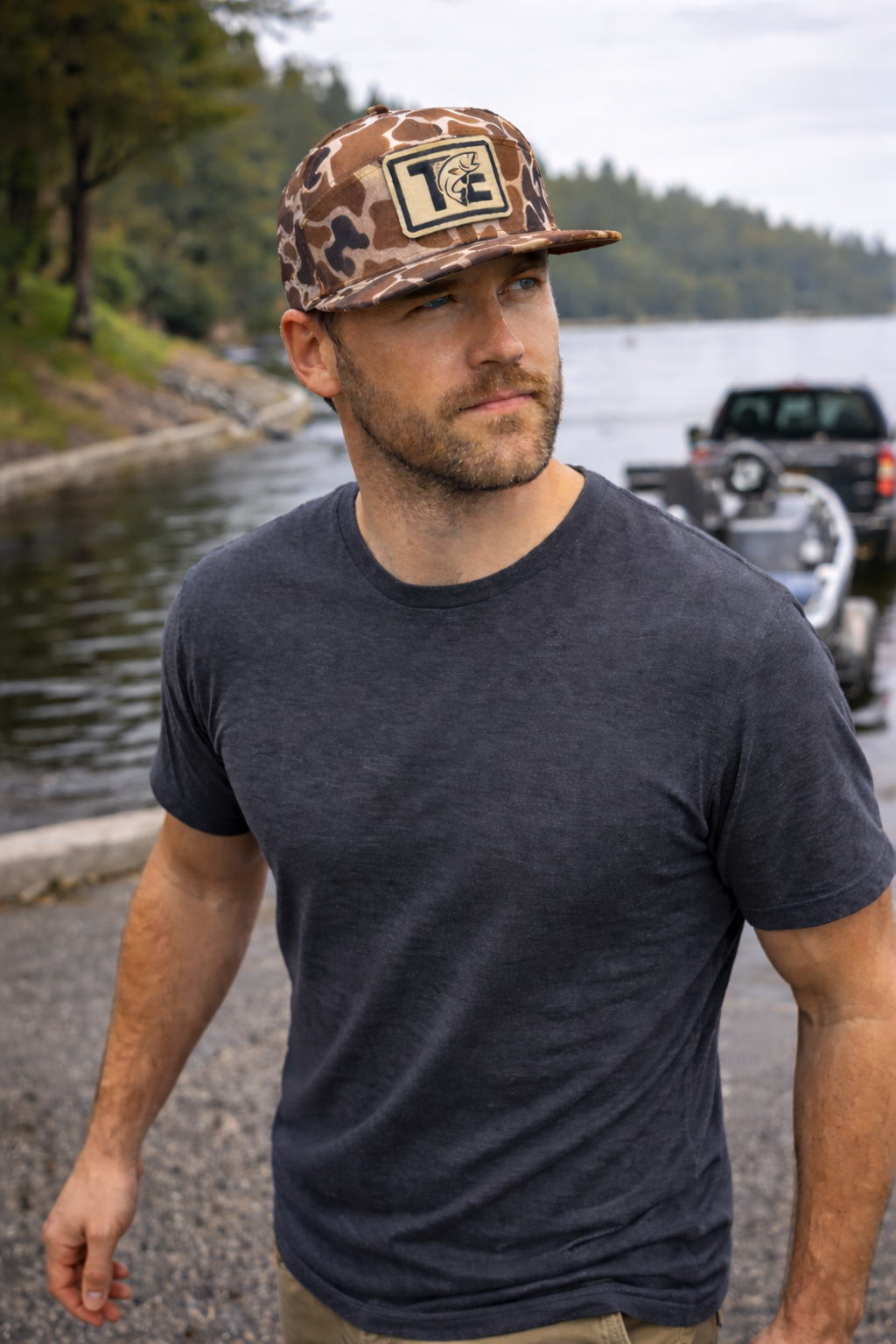 Tungsten Edge Osprey Performance Flat Bill – Light Old School Camo